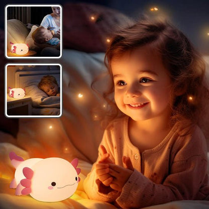 Veilleuse bébé Axolotl - L'univers des petits anges