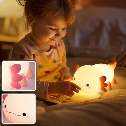 Veilleuse bébé Axolotl - L'univers des petits anges