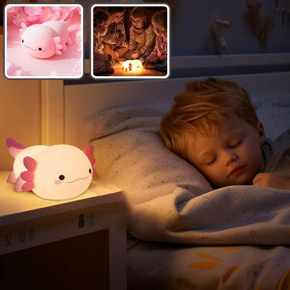 Veilleuse bébé Axolotl - L'univers des petits anges